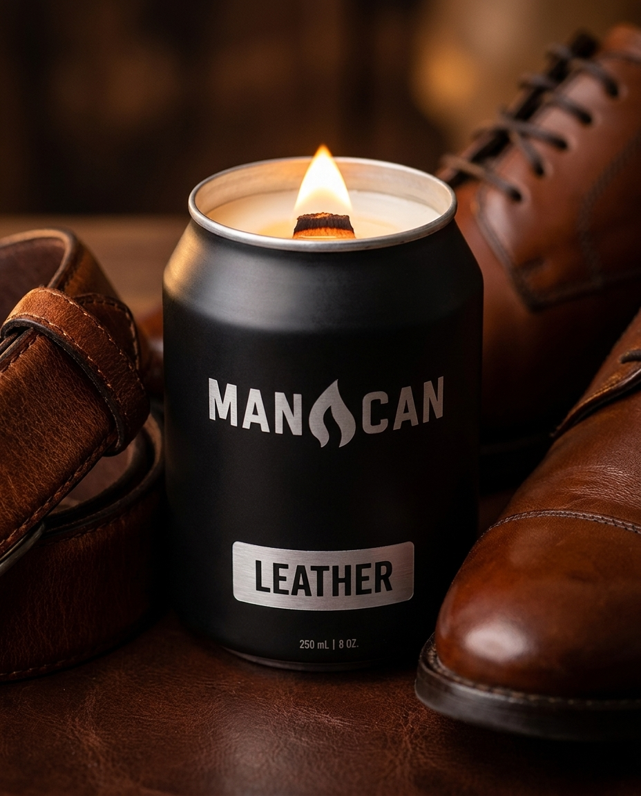 Leather (8oz Men's Candle)