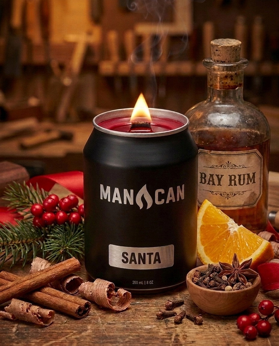 Santa (8oz Christmas Candle)