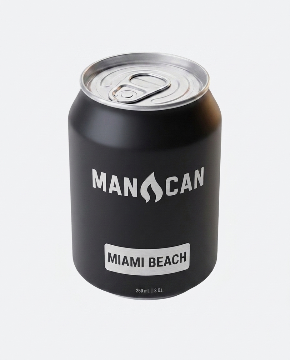 ManCan Miami Beach candle