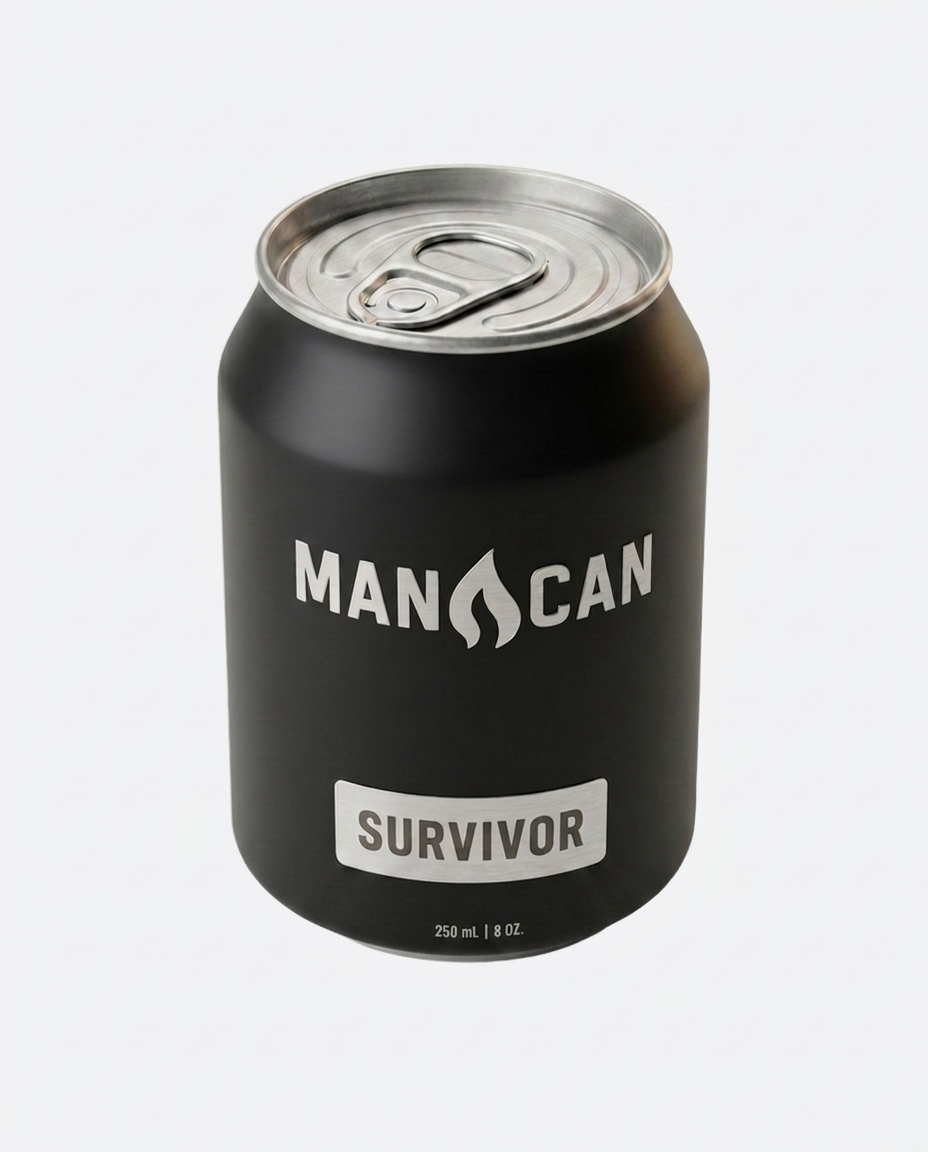 ManCan Survivor candle