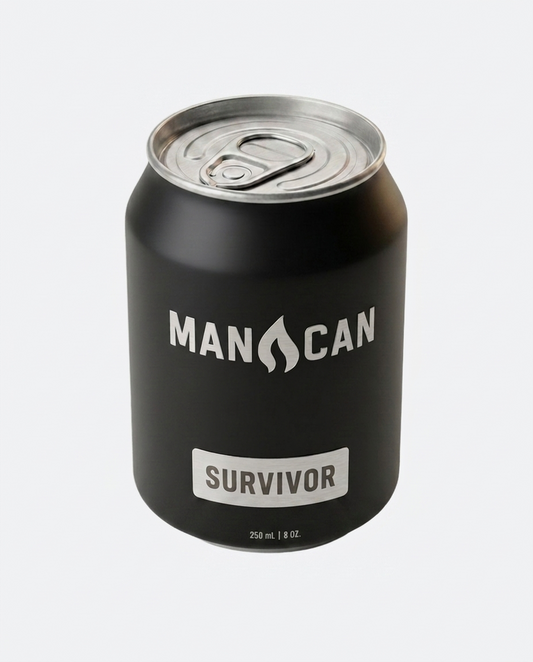 ManCan Survivor candle